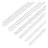 Espiral Plástico (Transparente), para Encuadernación en Tam. Carta. Tam. 1 3/8" (35 mm) - 291 hasta 310 hojas. Caja x 25 Unds.